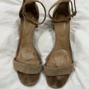 J Jill Tan Block Heel Sandals - Size 10M